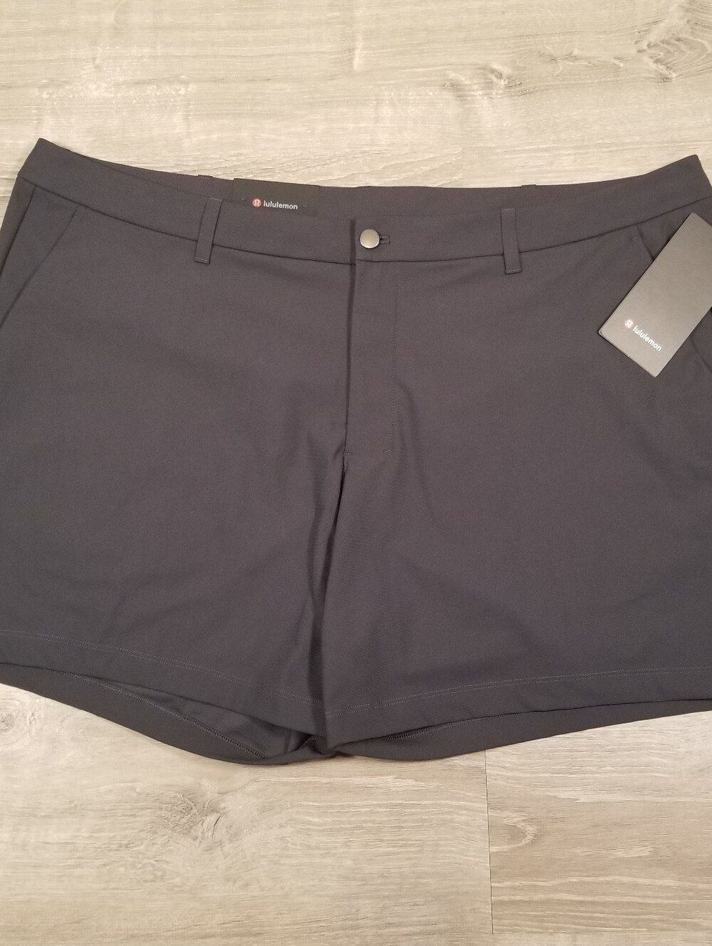 Lululemon ABC Shorts 7" Classic Fit Stretch Warpstreme Mens Size 48 Black NWT
